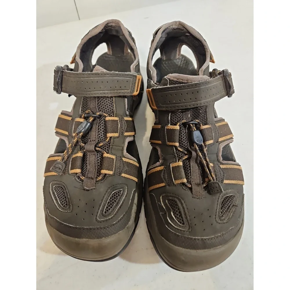 TEVA Omnium 2 Water Sandal Gray Closed Toe Hiking Men's US 11 Adjustable EC(228